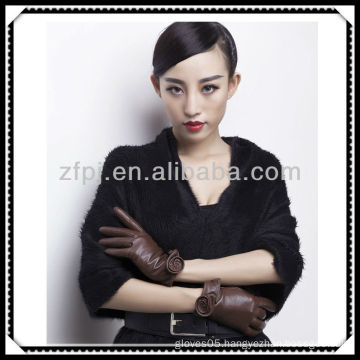 2013 high fashion lady stylish leather glove